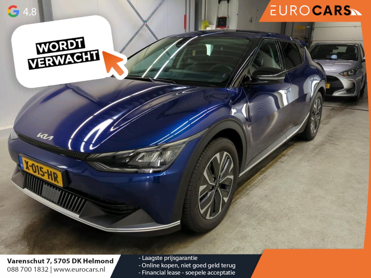 Kia EV6 - Air 58 kWh Airco ECC Navi Carplay Adaptive Cruise Control 19" LM Velgen Full LED PDC VA + - AutoWereld.nl