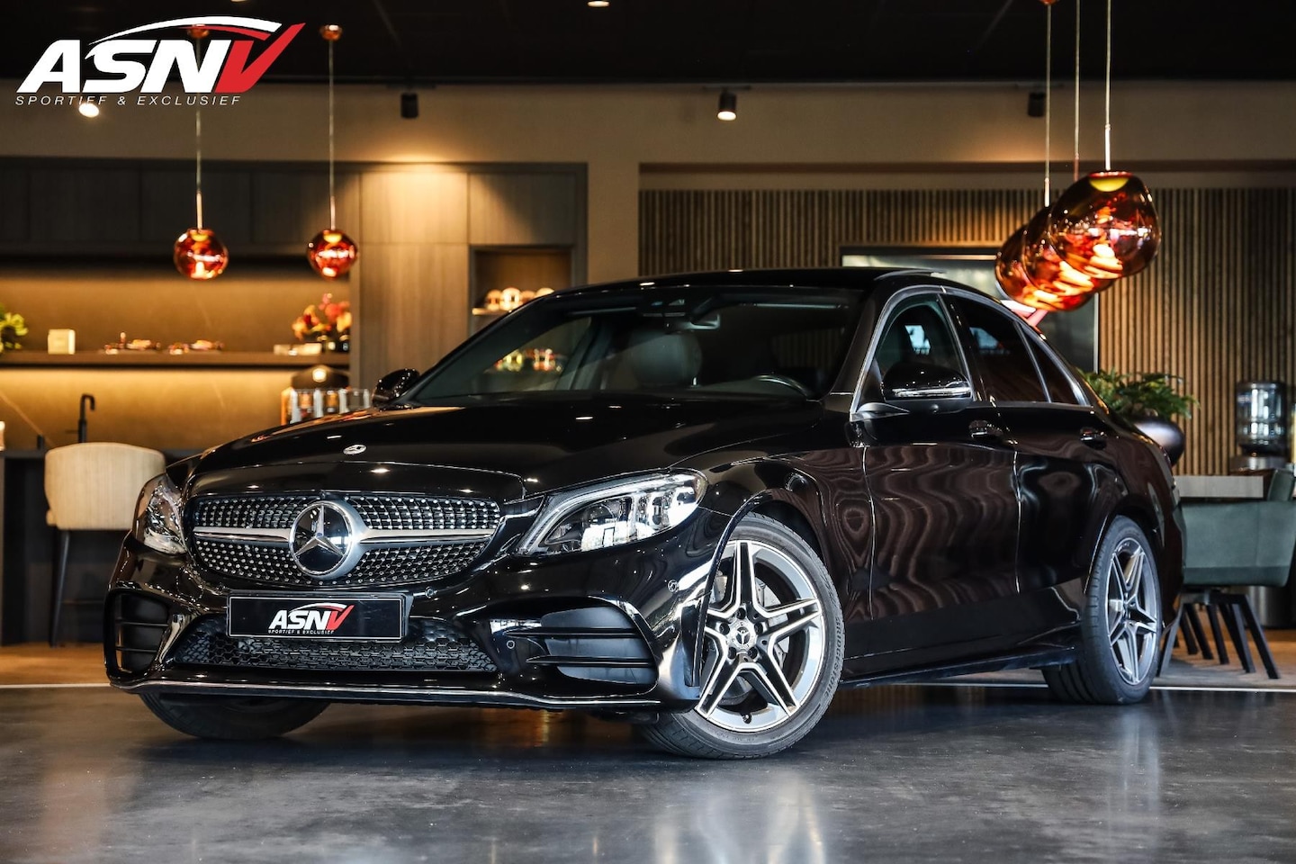 Mercedes-Benz C-klasse - 200 Business Solution AMG 200 Business Solution AMG, 197 PK, Pano/Dak, AMG/In/Exterieur, 360/Camera, Widescreen/Cock - AutoWereld.nl