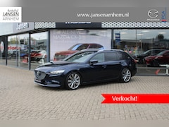 Mazda 6 Sportbreak - 2.5 SkyActiv-G 194 Signature , Automaat, Trekhaak, Bruin Leder, LMV 19 Inch, 360 Camera, H