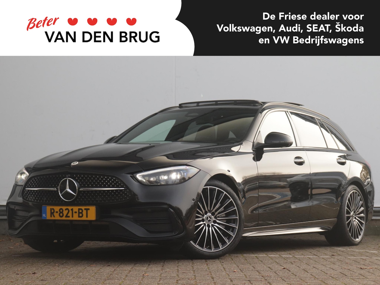 Mercedes-Benz C-klasse Estate - 200 Launch Edition AMG Line | Panoramadak | 360 Camera | Laser LED | Head-Up | Trekhaak | - AutoWereld.nl