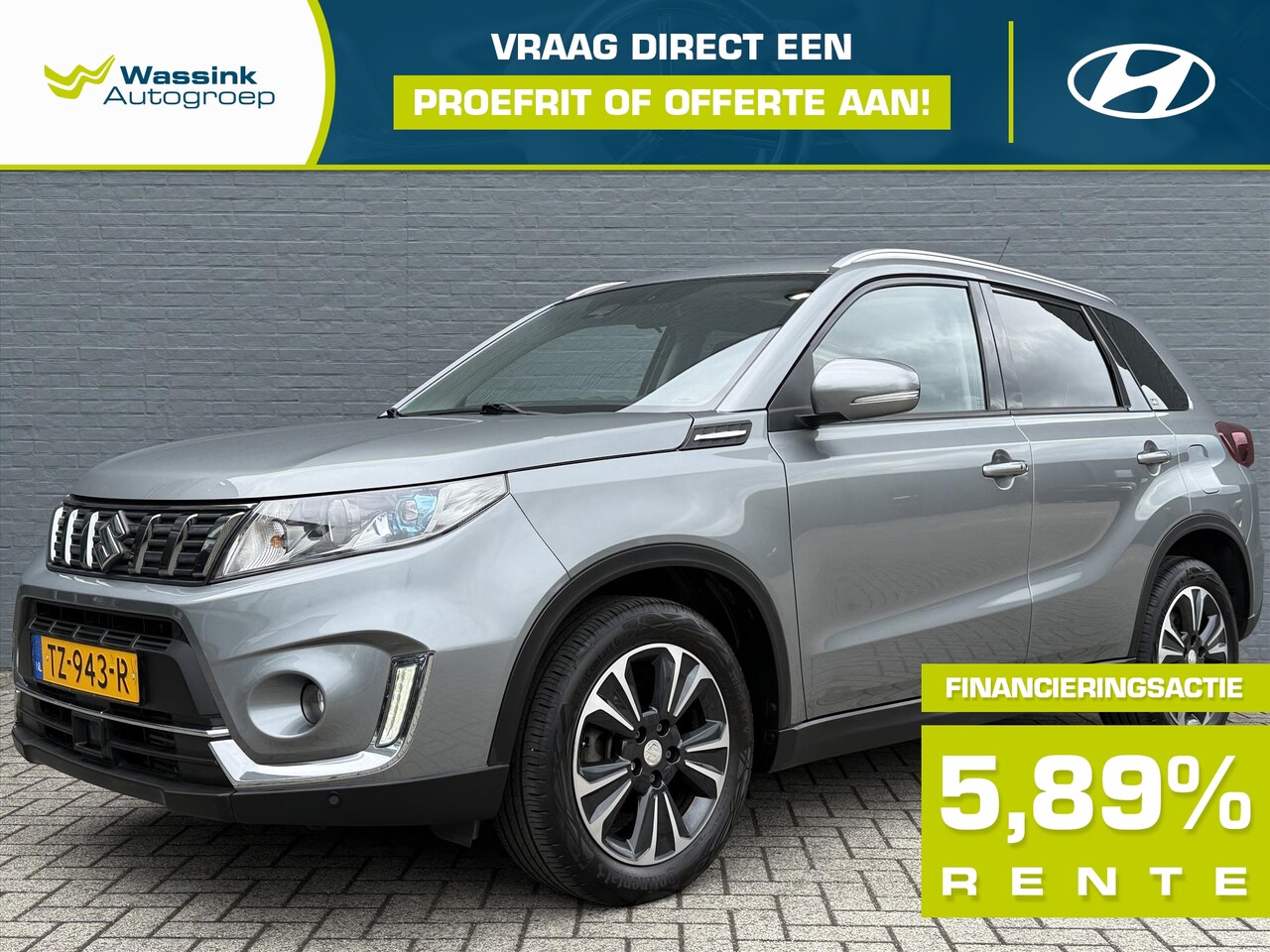 Suzuki Vitara - 1.4 Boosterjet 140pk Automaat Stijl I Sunroof | Dode hoek herkenning | Stoelverwarming | C - AutoWereld.nl