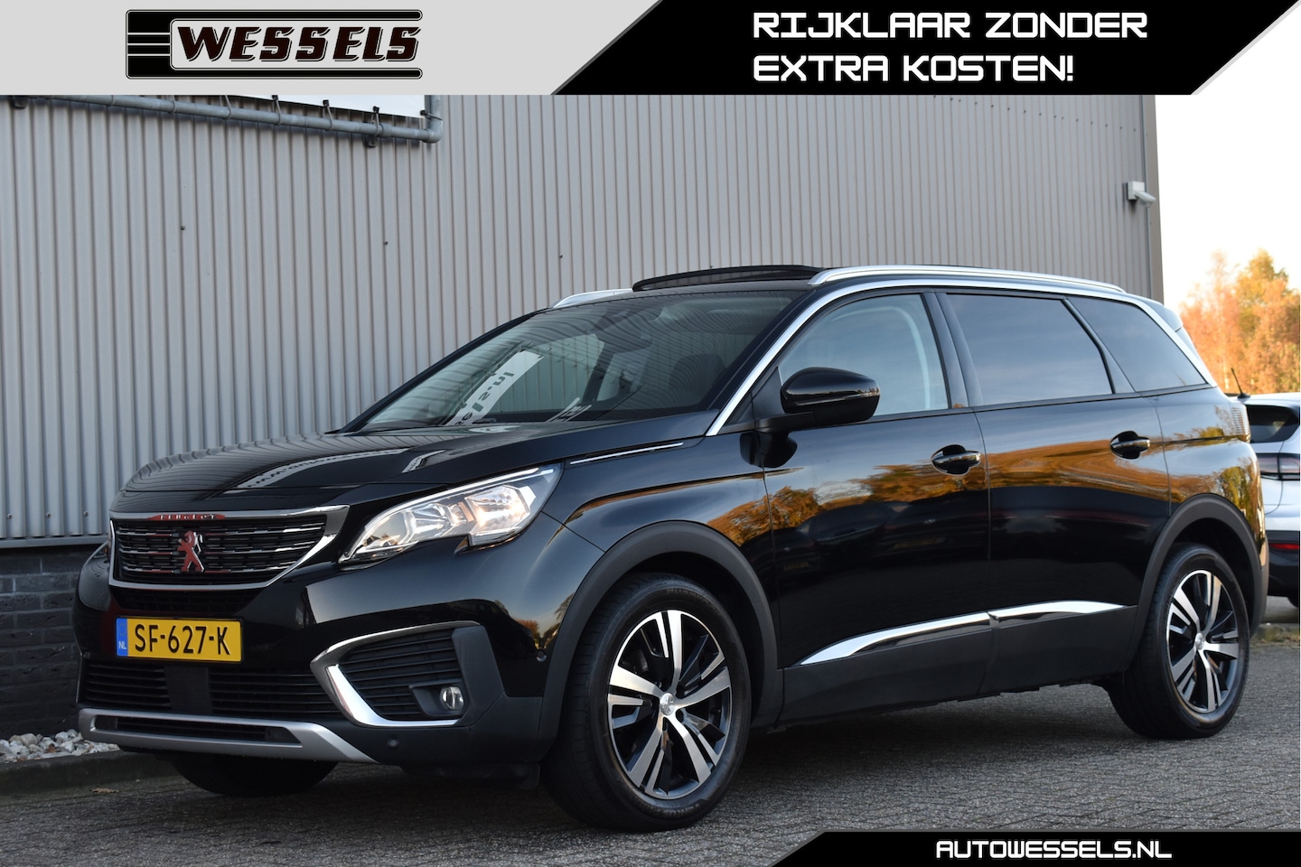 Peugeot 5008 - 1.2 PureTech Allure 7 pers. Panorama, Trekhaak, Cruise, Virtual cockpit, 360", Carplay - AutoWereld.nl