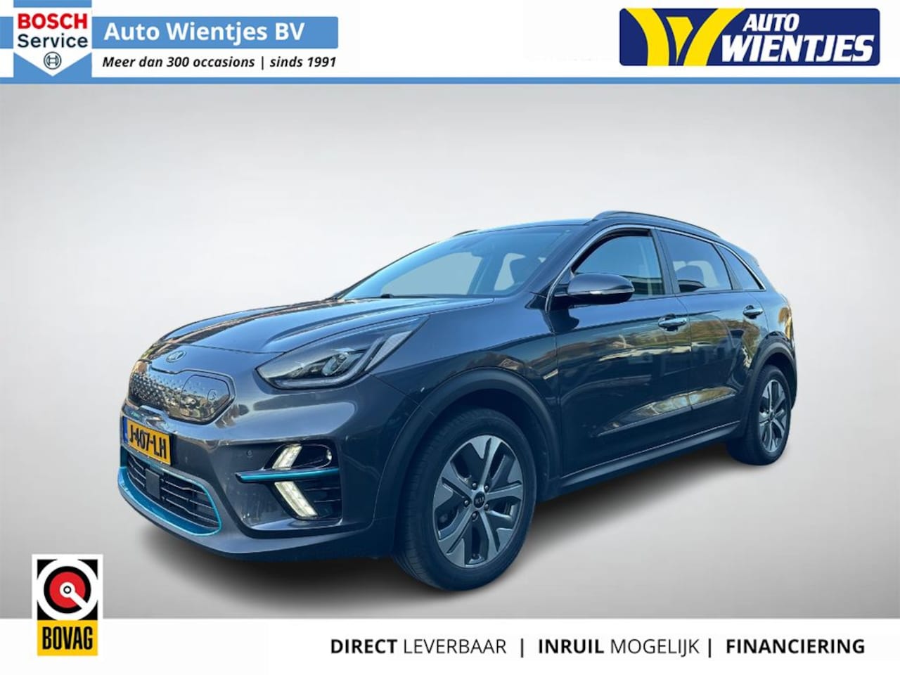 Kia e-Niro - ExecutiveLine 64kWh | SOH 100% | Leer | Navi - AutoWereld.nl