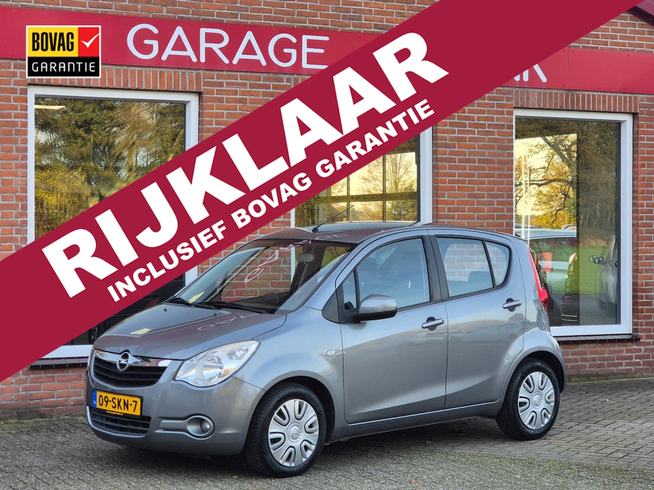 Opel Agila - 1.2 Edition 94PK 5drs airco, elektr.ramen, centr.vergr, radio/cd RIJKLAAR - AutoWereld.nl