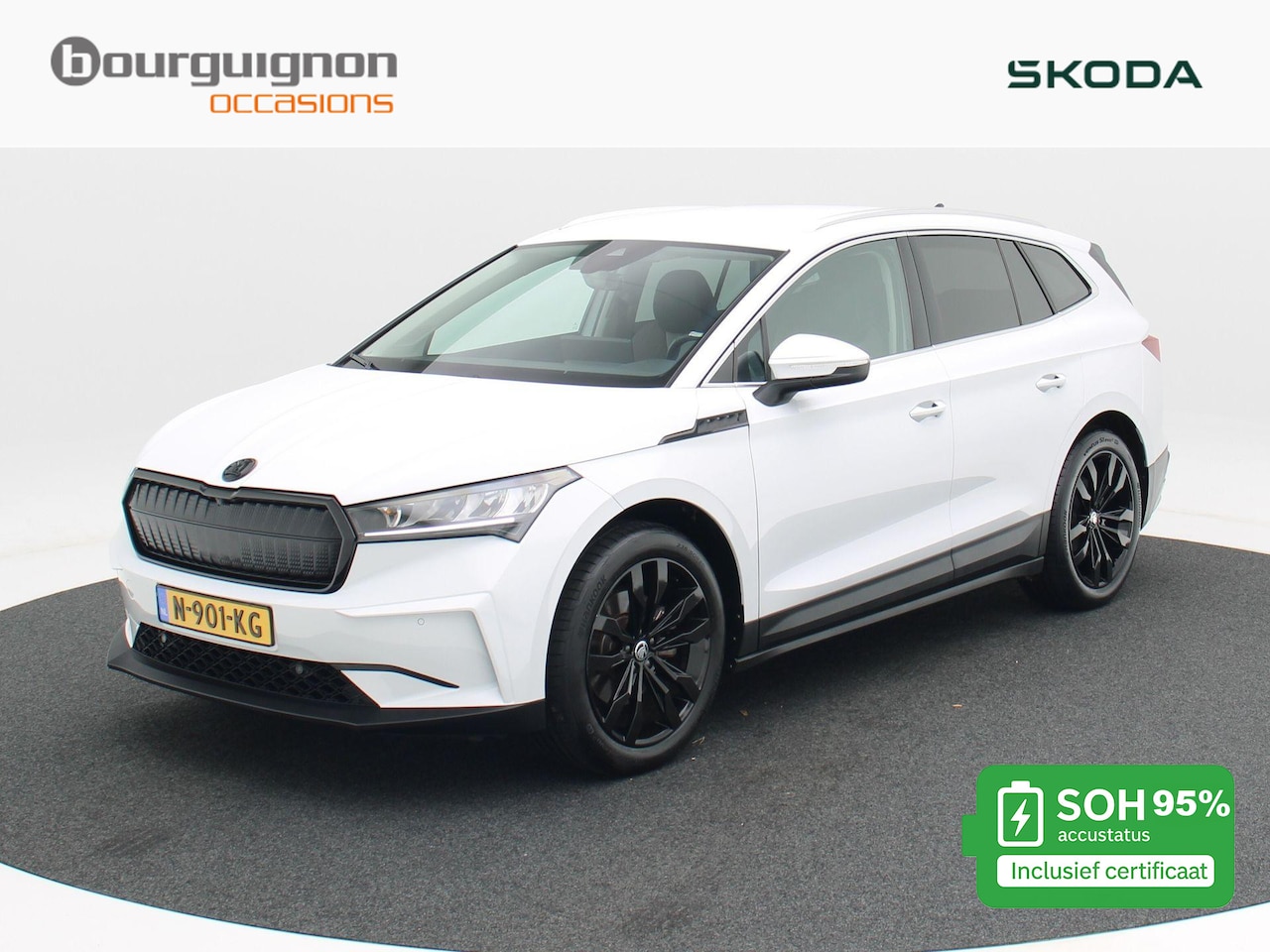 Skoda Enyaq iV - 60 180 Pk Automaat | SOH 95% | CarPlay | Stoel- & Stuurverwarming | Climate | Cruise | 20 - AutoWereld.nl
