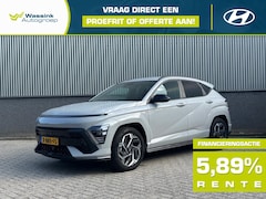 Hyundai Kona - 1.6 GDI HEV 141pk DCT N-Line | Trekhaak | Adaptive Cruise Control | 360° Camera | Stoelver