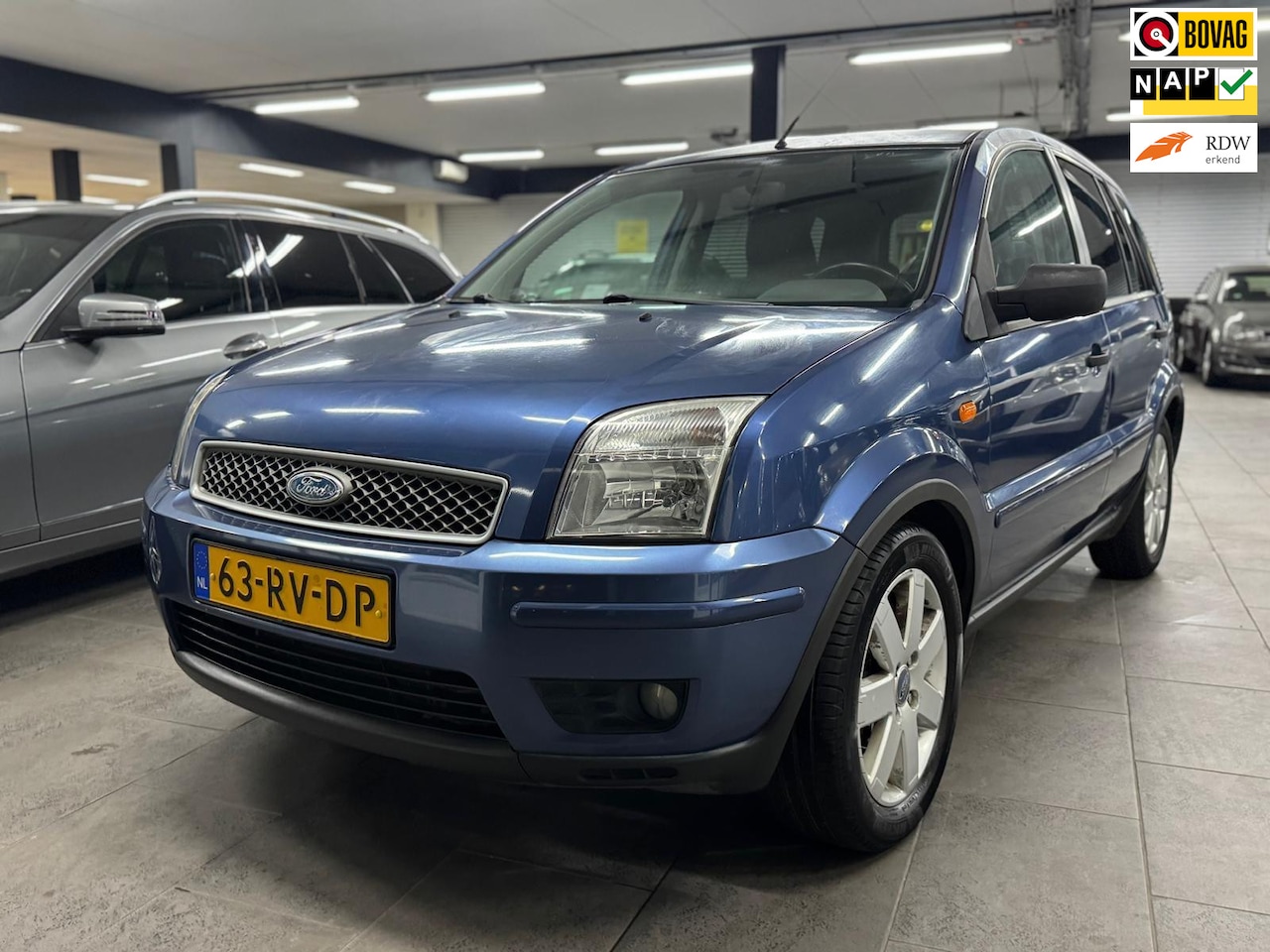 Ford Fusion - 1.6-16V Futura automaat airco elektrische pakket lm-velgen trekhaak 72 dzkm nap - AutoWereld.nl