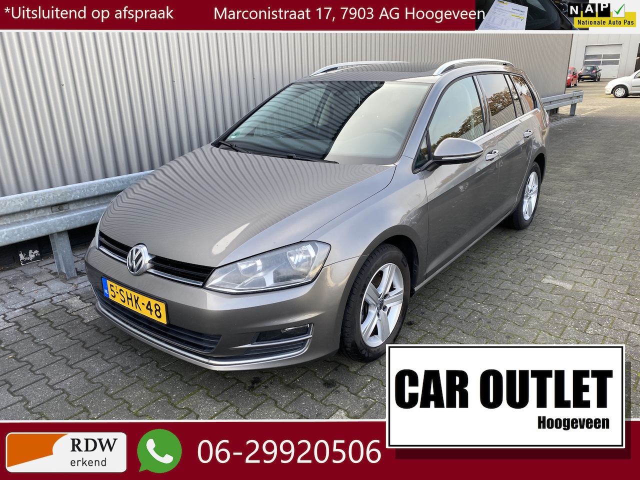 Volkswagen Golf Variant - 1.4 TSI Highline Alc/Stof, Clima, Navi, CC, Pano, PDC & Cam. LM, Inklap.Trekh. z.g.a.n. AP - AutoWereld.nl