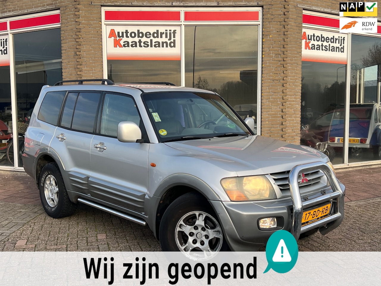 Mitsubishi Pajero - 3.2 Di-D GLS LB Side Window - 4x4 - Automaat - - AutoWereld.nl
