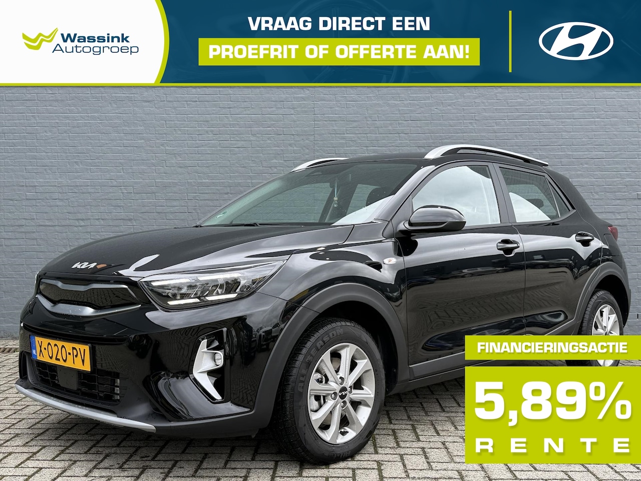 Kia Stonic - 1.0 T-GDi 120pk DCT7 DynamicLine | Automaat | All Season Banden | Cruise Control | Apple C - AutoWereld.nl
