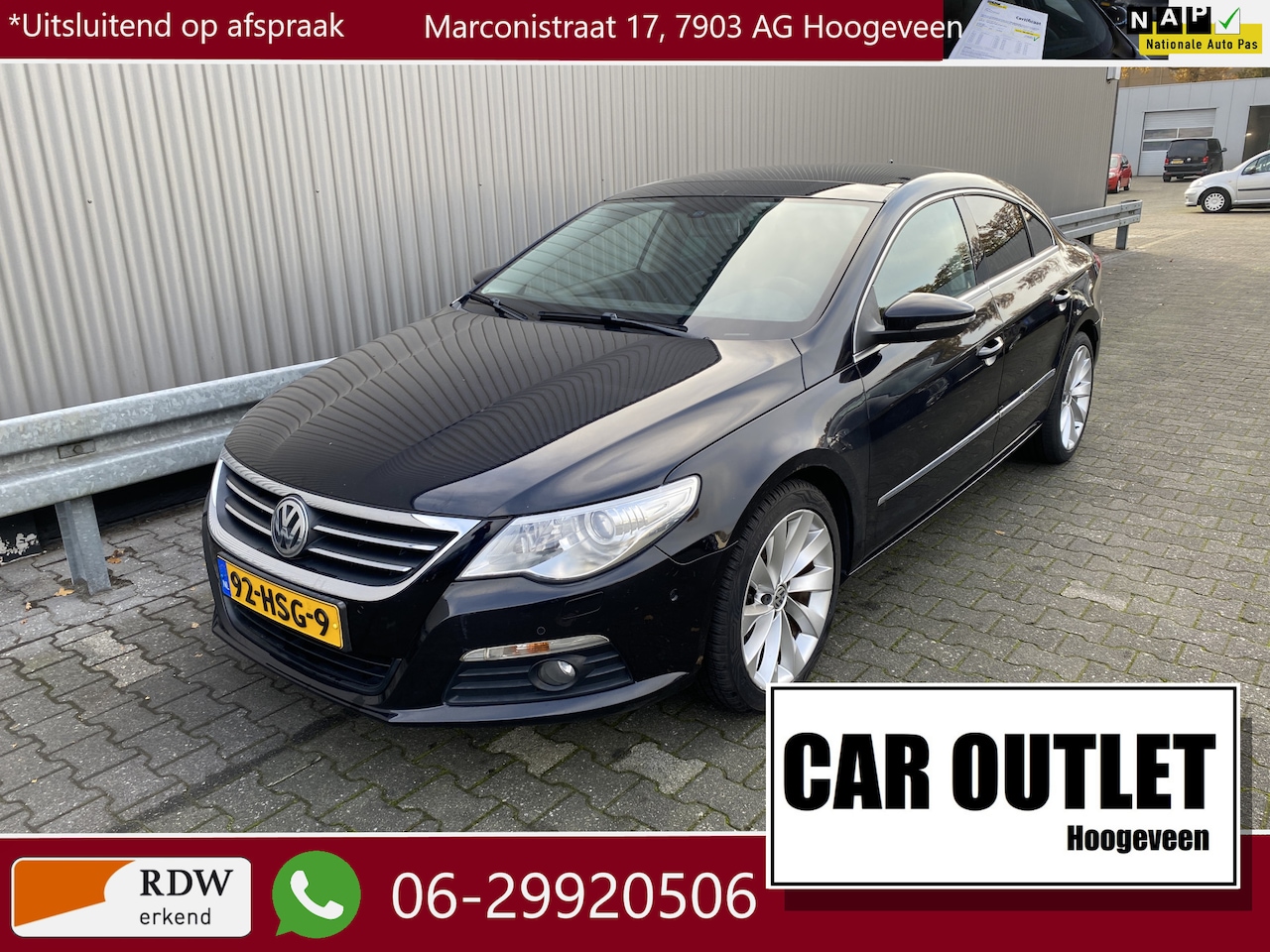 Volkswagen Passat CC - 1.8 TSI 4p. DSG, Clima, Leer, Stoelvw, Schuif/Kantel, CC, LM, nw. APK – Inruil Mogelijk – - AutoWereld.nl