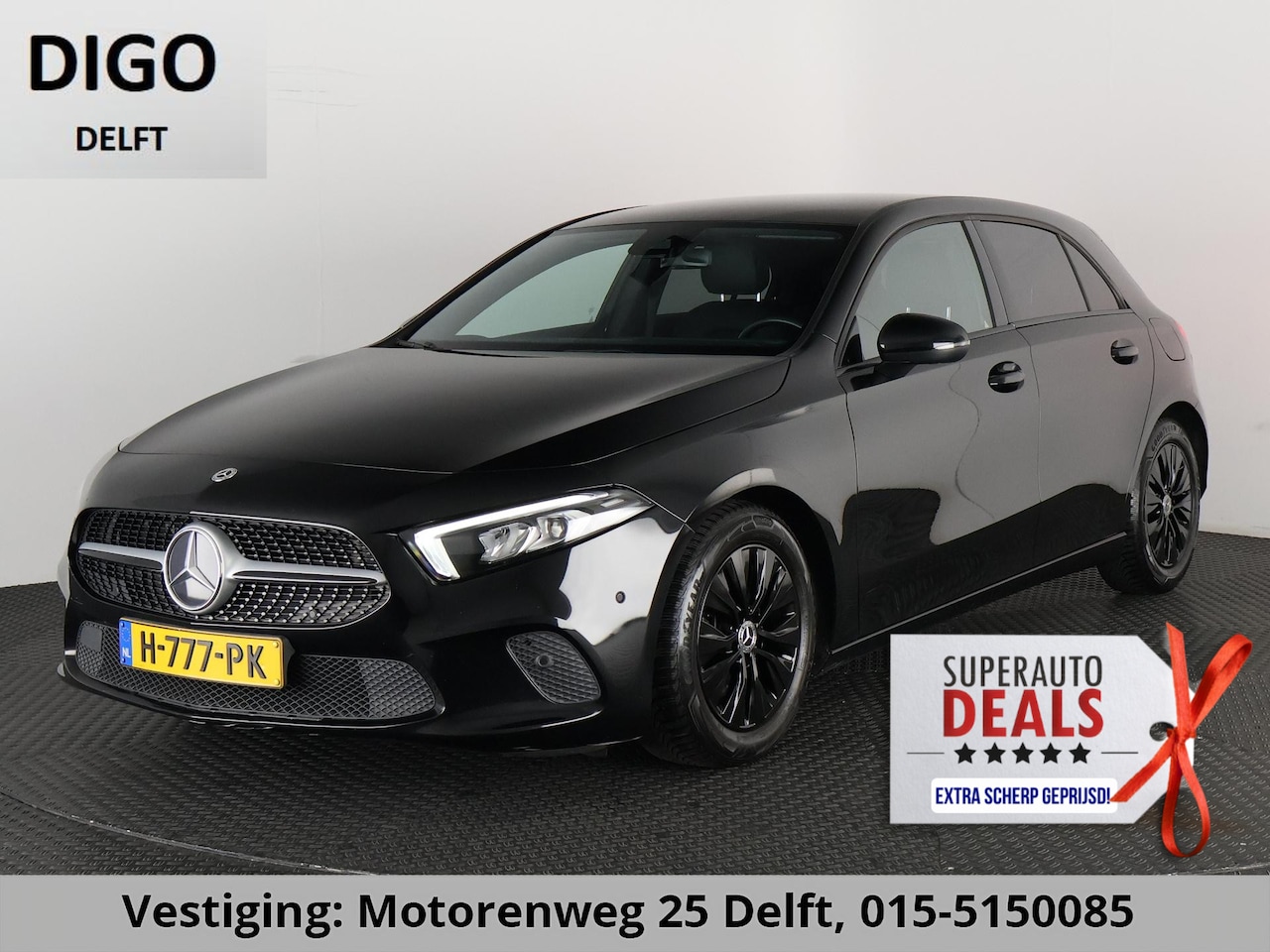 Mercedes-Benz A-klasse - 180 BUSINESS SOLUTION 1e EIG. GARANTIE TOT 2030* NL AUTO! NAVI.PDC V+A. STOELVERWARMING . - AutoWereld.nl