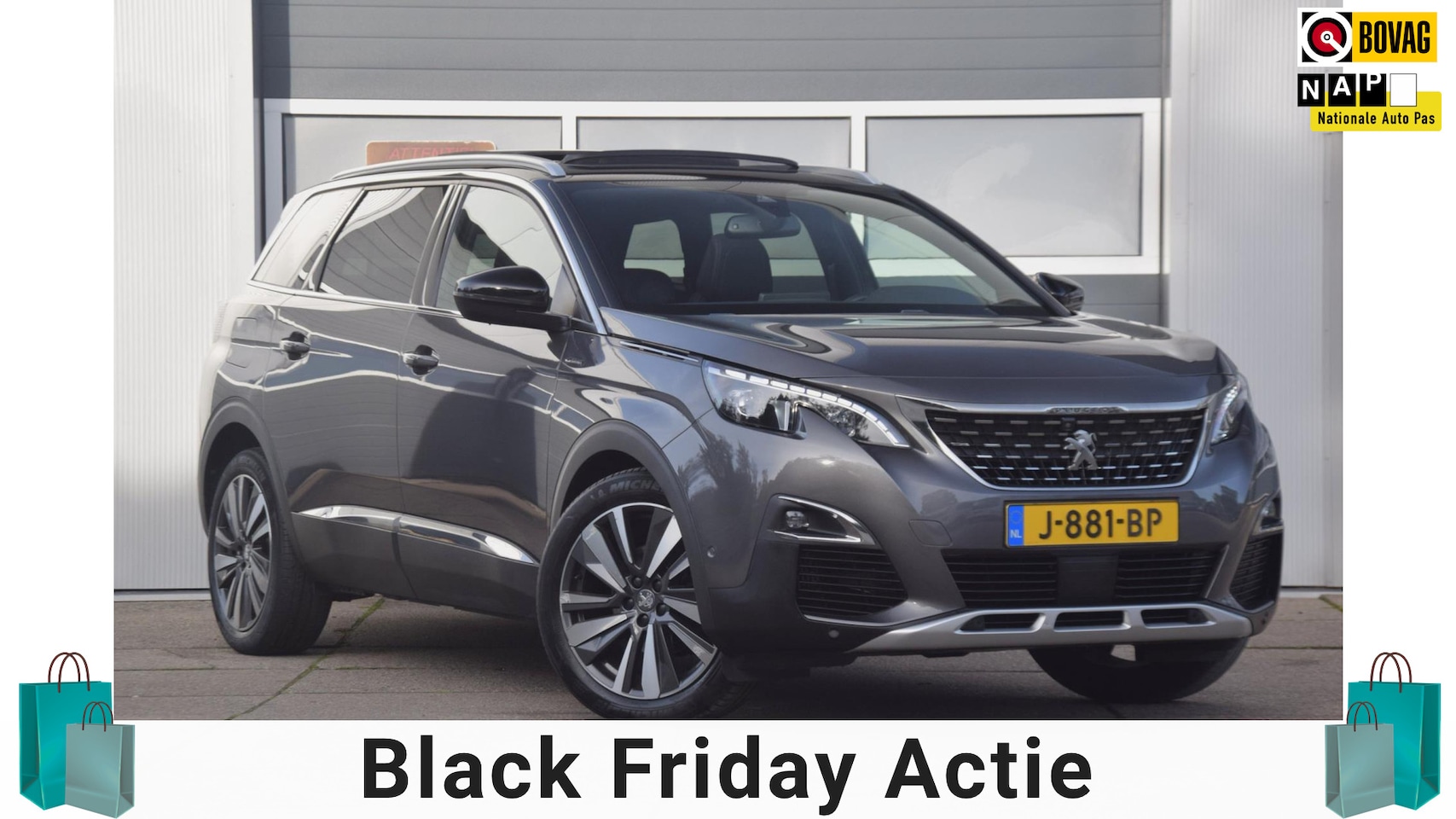 Peugeot 5008 - 1.5 BlueHDI Blue Lease GT-Line FULL OPTIONS!! - AutoWereld.nl