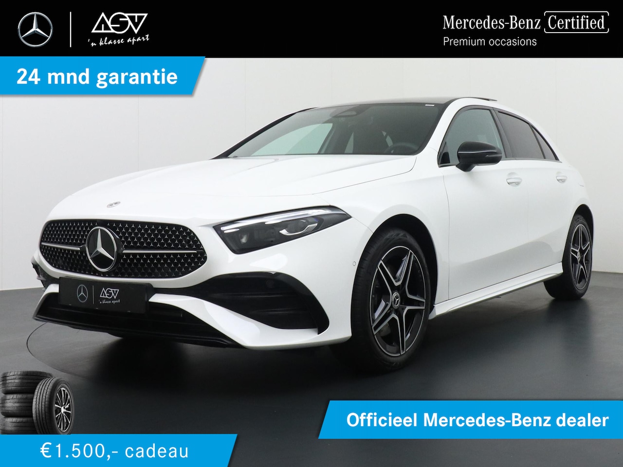Mercedes-Benz A-klasse - 250 e Star Edition AMG Line | Panorama - Schuifdak | Multibeam Led | Voorstoelen Verwarmd - AutoWereld.nl