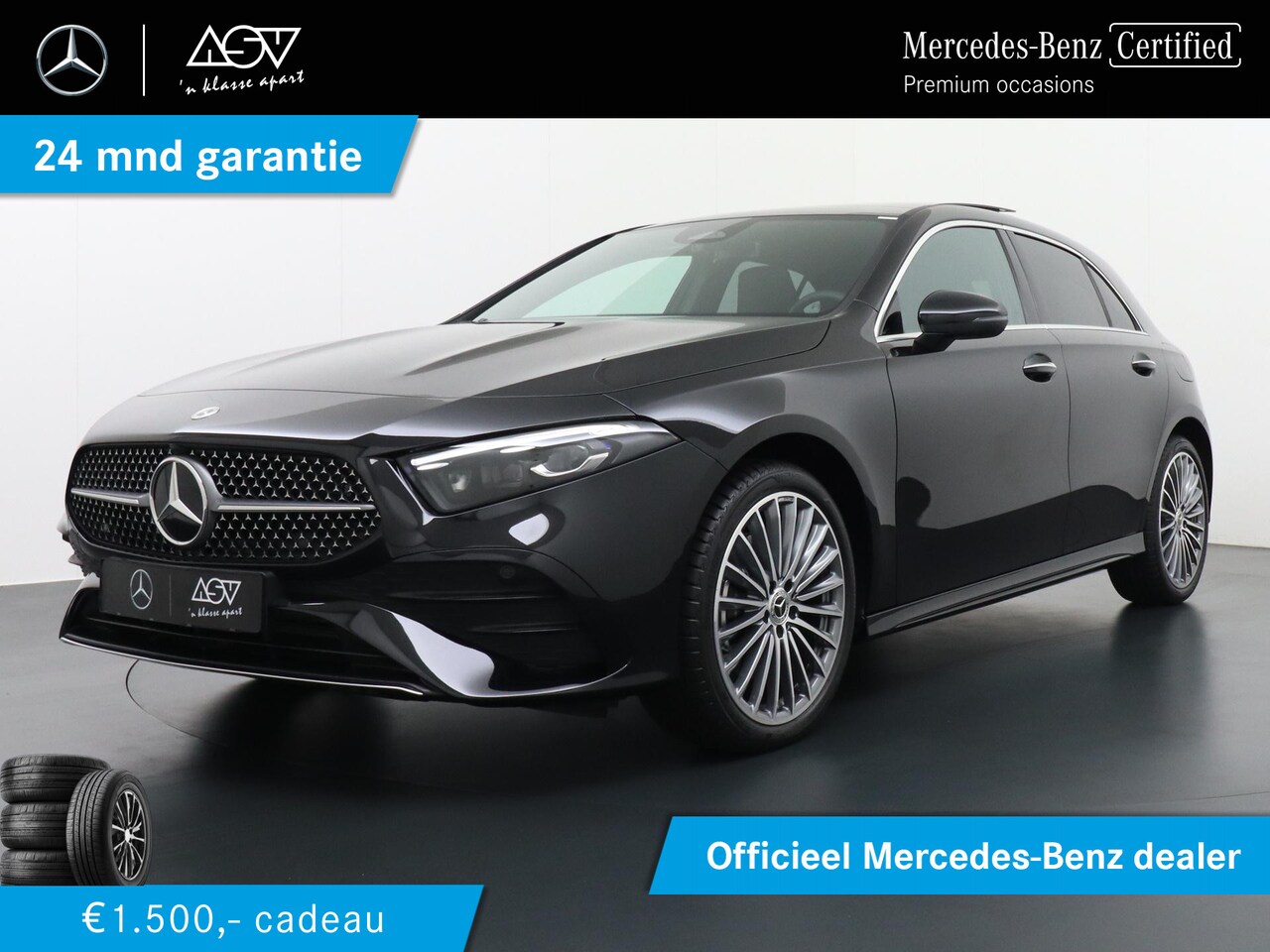 Mercedes-Benz A-klasse - 250 e Star Edition AMG Line | Panorama - Schuifdak | Distronic Cruise Control | DAB+ Radio - AutoWereld.nl