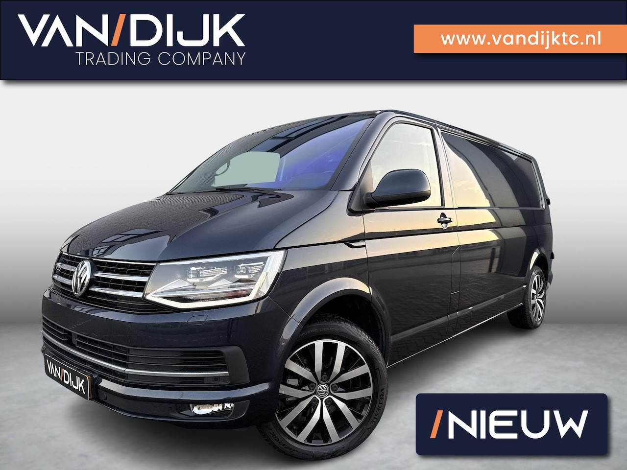 Volkswagen Transporter - 2.0 TDI L2H1 4Motion Highline ✓Automaat ✓Full LED ✓Vol Leder ✓Navigatie ✓Apple Carplay & A - AutoWereld.nl