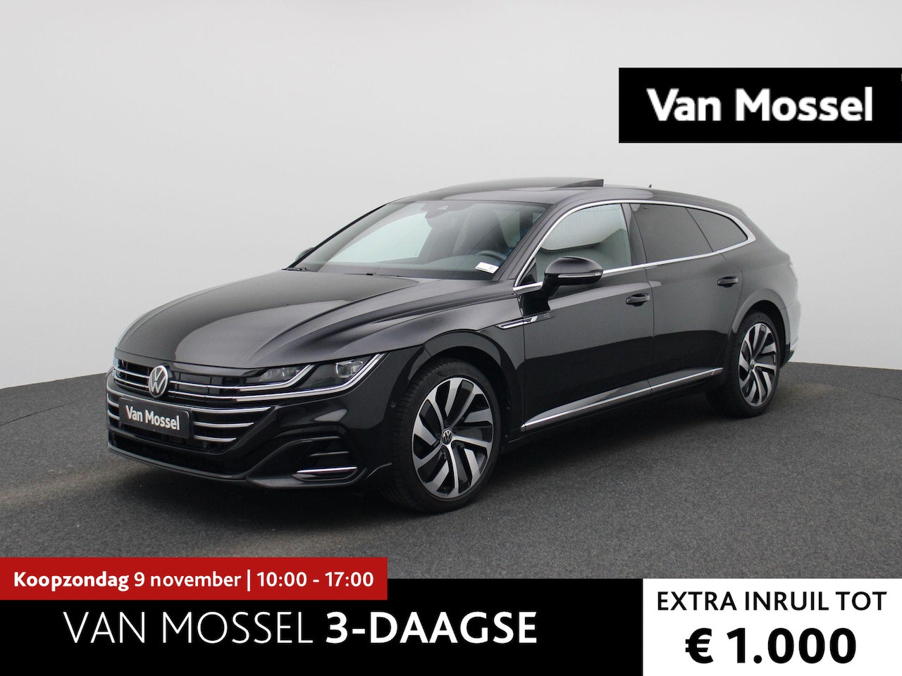 Volkswagen Arteon Shooting Brake - 1.4 TSI eHybrid R-Line 218 PK | SoH 97.8% | Lederen Stoelen | Panorama Dak | 360 Camera | - AutoWereld.nl