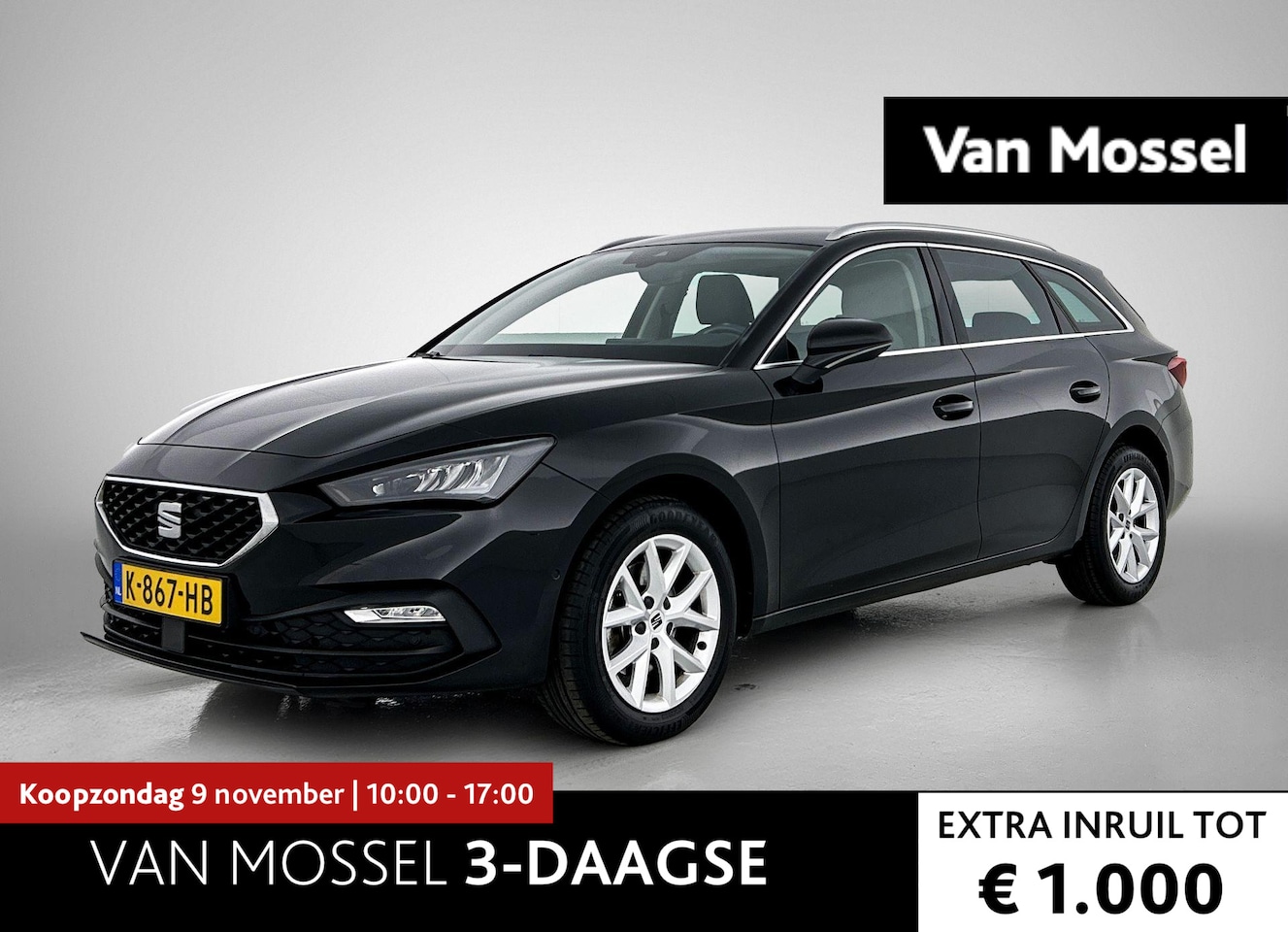 SEAT Leon Sportstourer - 1.5 TSI Style Launch Edition 130 PK | ADAPTIVE CRUISE | CAMERA | DIGITAAL DASHBORD | FULL - AutoWereld.nl