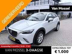 Mazda CX-3 - 2.0 SkyActiv-G 120 TS+ | Cruise Ctrl | Navigatie | Stoelverwarming | LMV | Trekhaak |