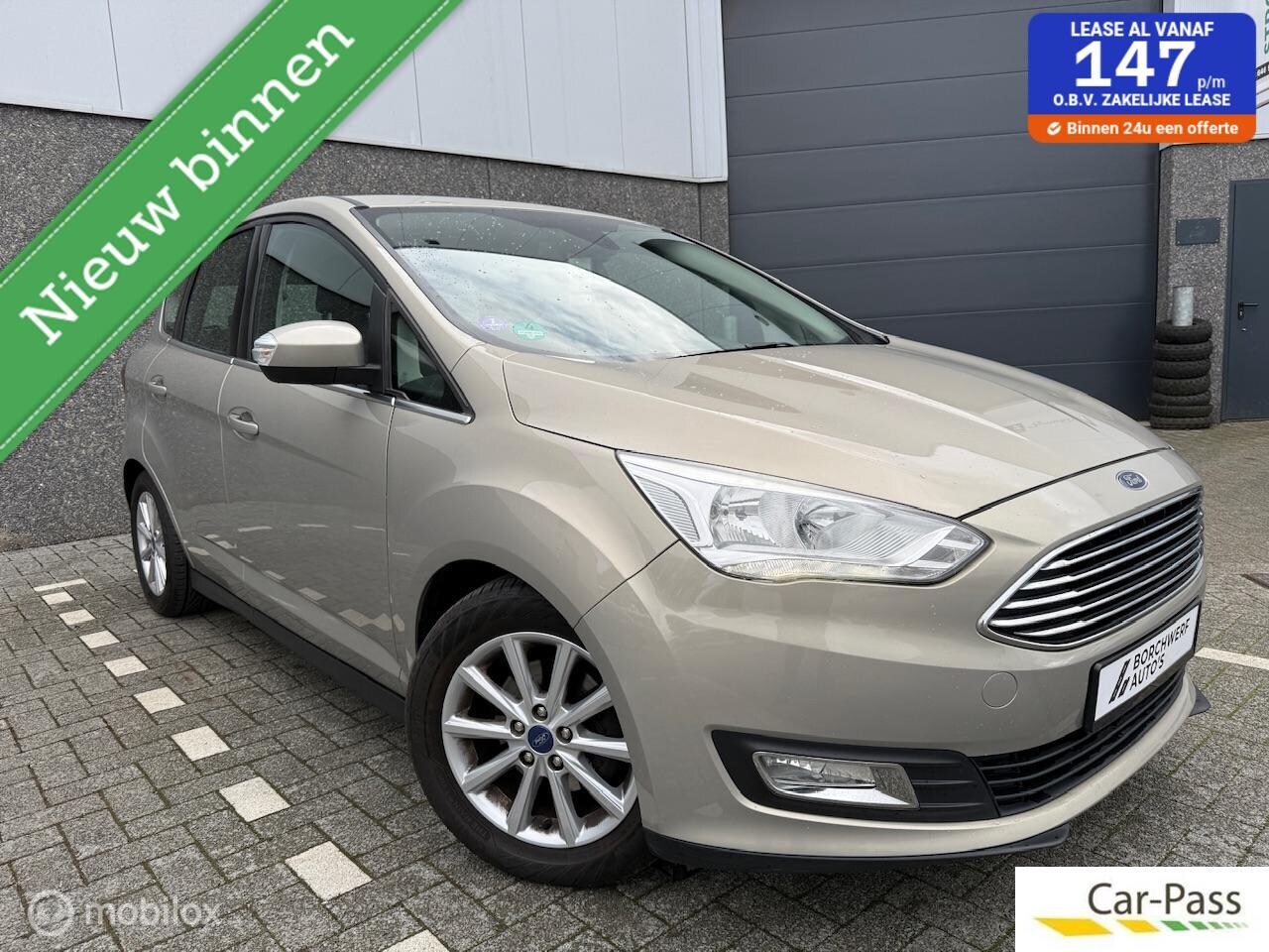 Ford C-Max - 1.0 Benzine 92 kW Airco Cruise Control Nette staa - AutoWereld.nl
