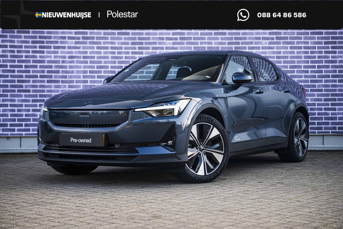 Polestar 2 - Standard Range Single Motor 70 kWh | Stoelverwarming | 360 graden camera - AutoWereld.nl