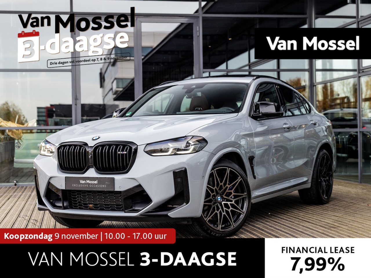 BMW X4 - M Competition | BROOKLYN GRAU | SCHUIF/KANTELDAK | HARMAN KARDON AUDIO | STUUR + STOELVERW - AutoWereld.nl