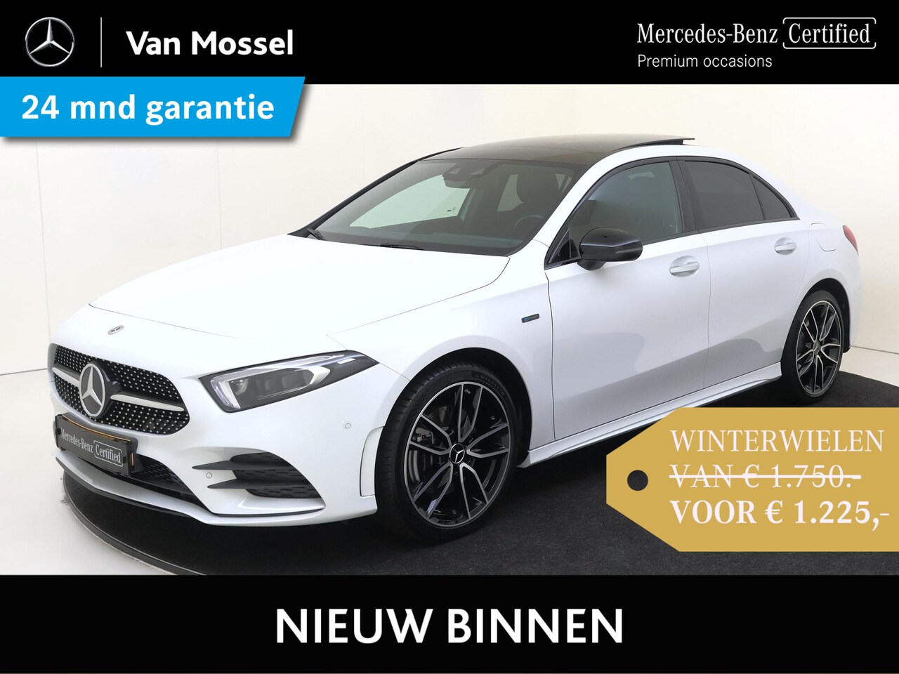 Mercedes-Benz A-klasse - 250 e Business Solution AMG Limited / Panoramadak/ Night/ 19 inch/ Memory/ El. Trekhaak - AutoWereld.nl