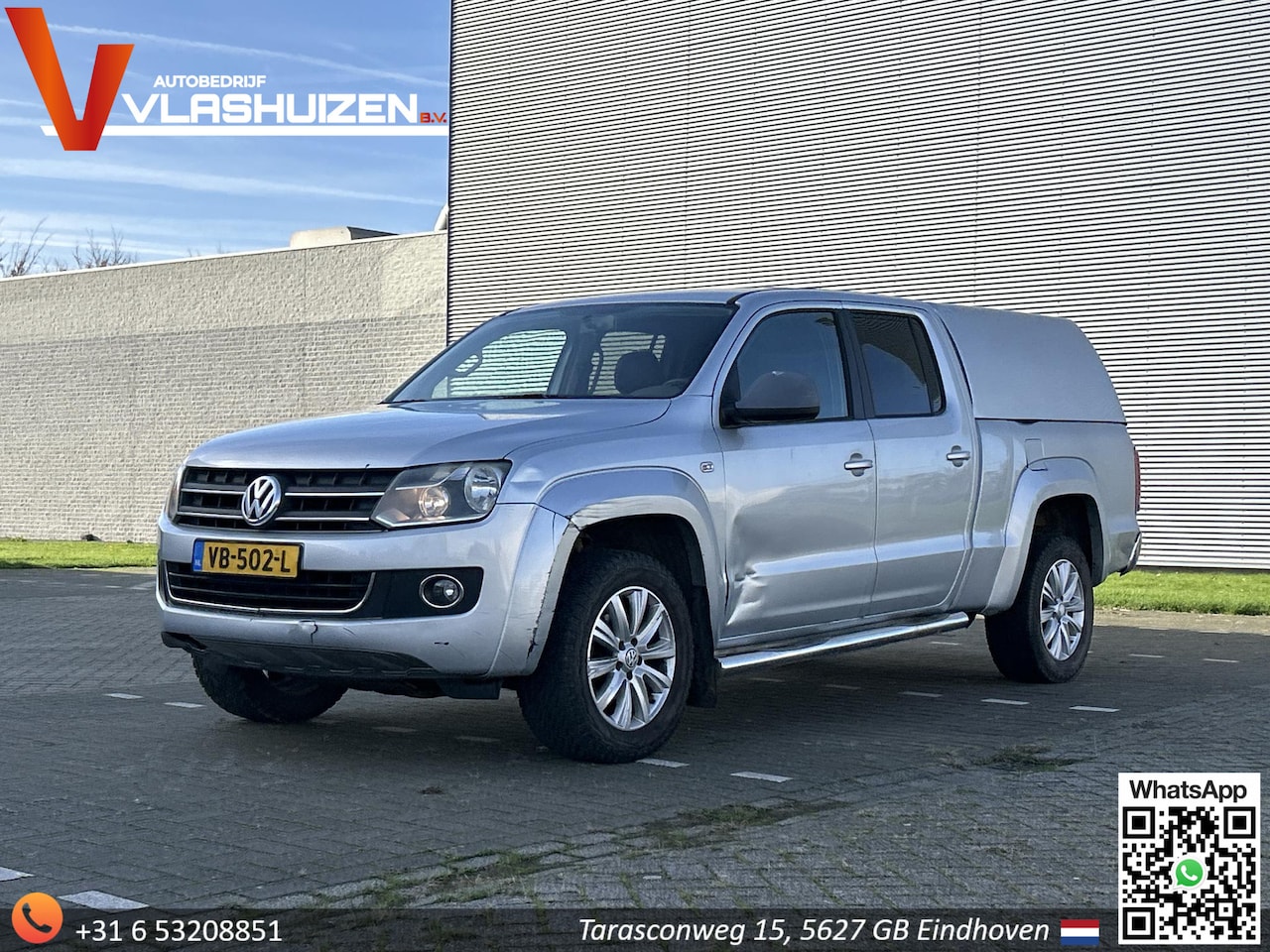 Volkswagen Amarok - 2.0 TDI 4Motion DC Highline | € 8.950,- NETTO! | Leder | Climate | Cruise | Navi | APK 08- - AutoWereld.nl