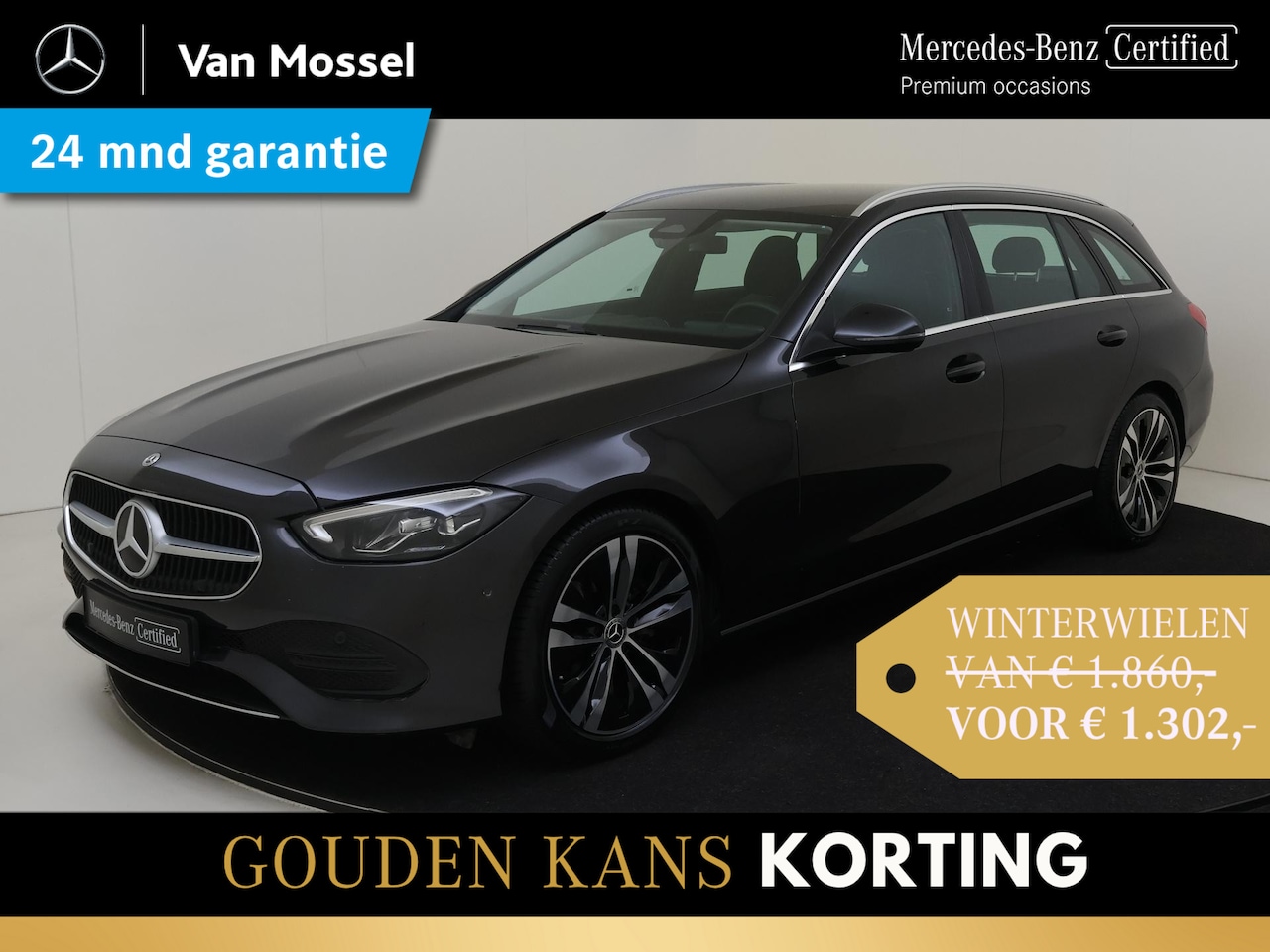 Mercedes-Benz C-klasse Estate - 180 Luxury Line / Stoelverwarming / Achteruitrijcamera / - AutoWereld.nl