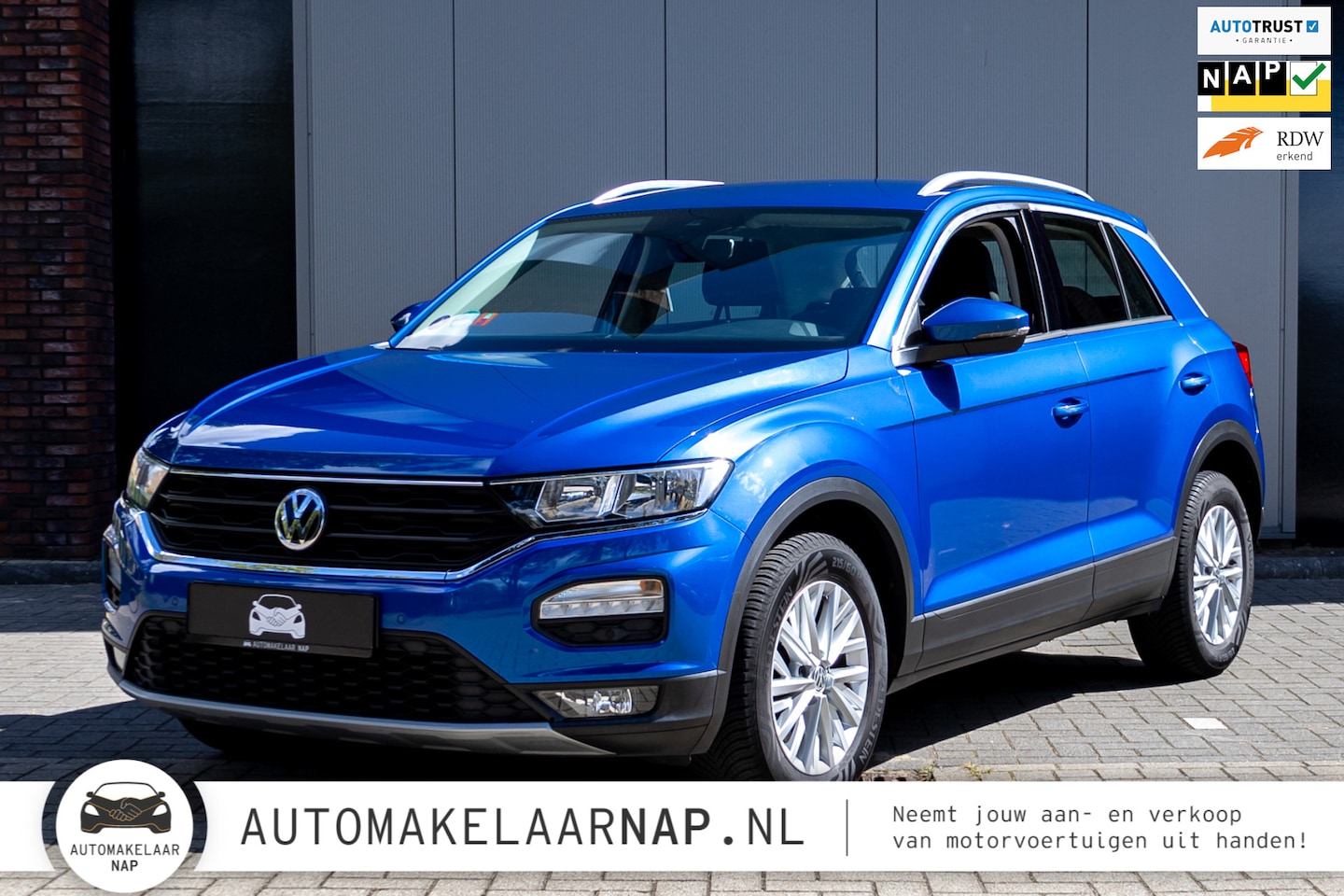 Volkswagen T-Roc - 1.0 TSI Style / Car play /Rijklaar-Prijs /Adaptive cruise / Lane assist / Org. NL / - AutoWereld.nl