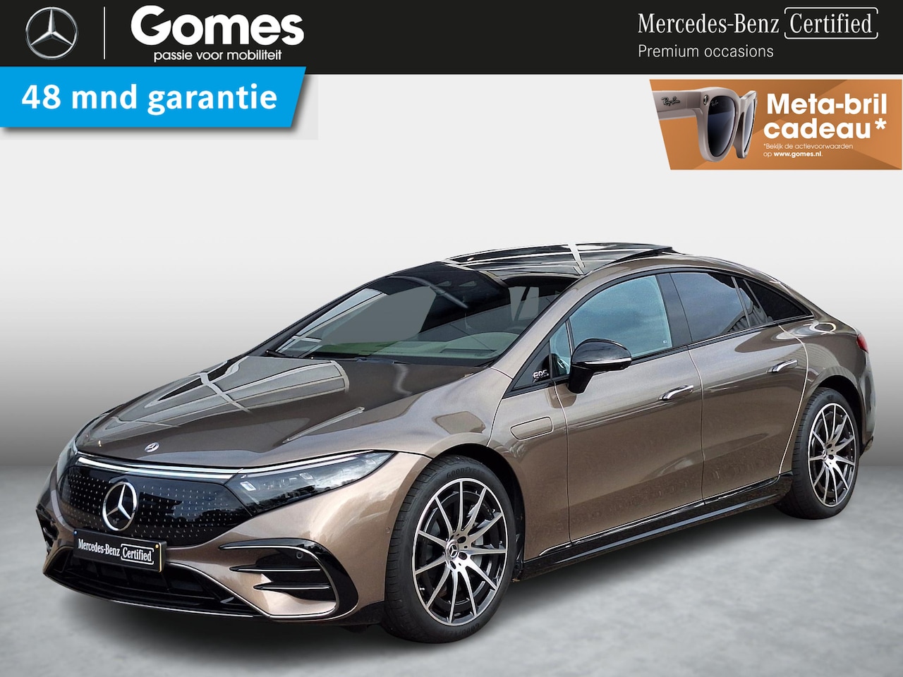 Mercedes-Benz EQS - 450+ AMG Line | Panoramadak | Premium+ | MBUX Hyperscreen | Achterasbesturing | Massage st - AutoWereld.nl