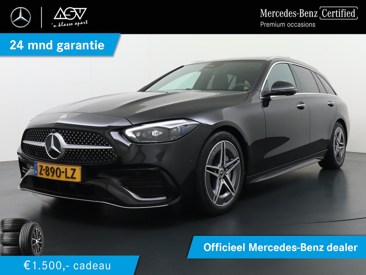 Mercedes-Benz C-klasse Estate - 180 AMG Line | Panorama - Schuifdak | - AutoWereld.nl