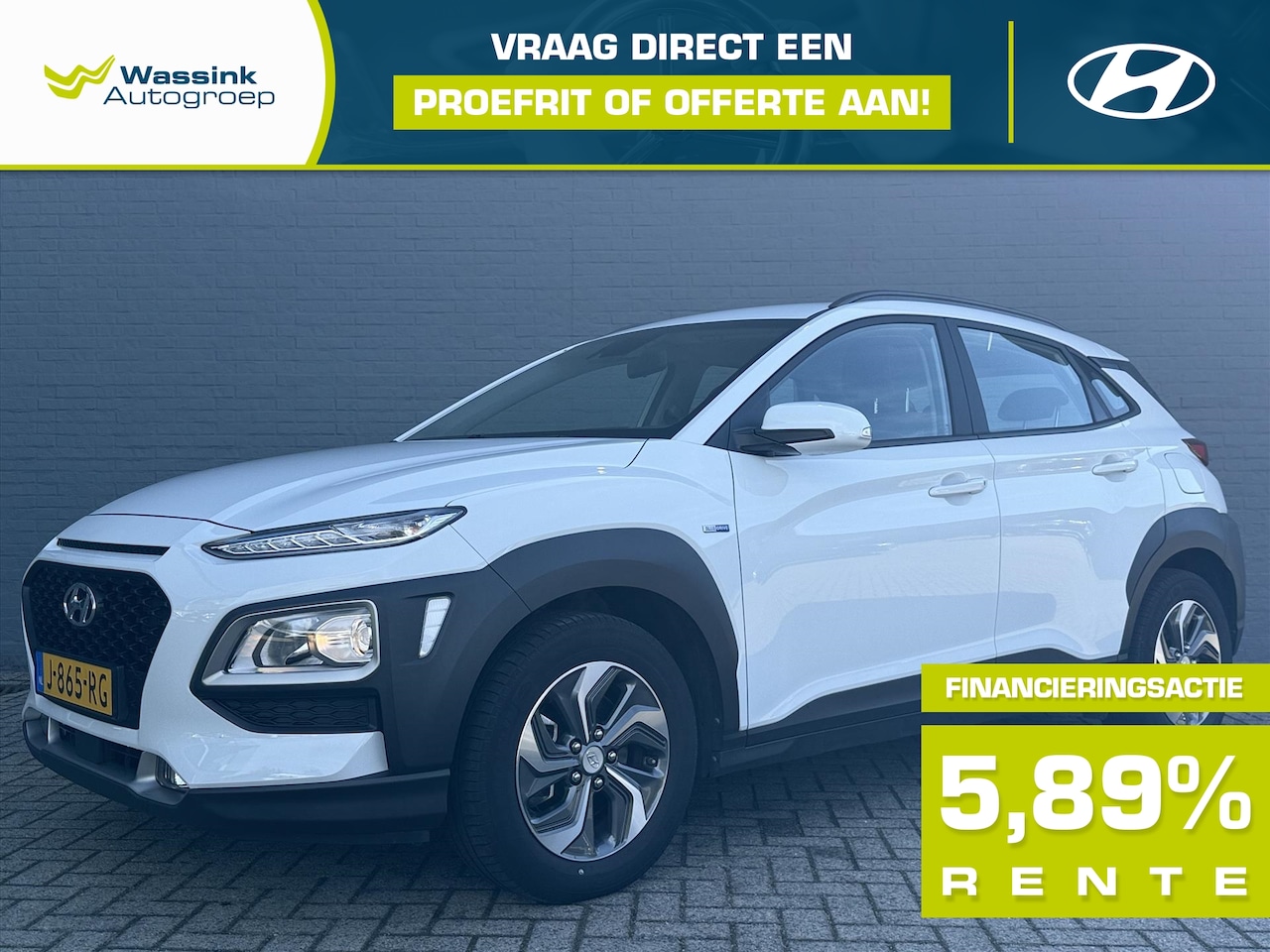 Hyundai Kona - GDI 141pk HEV 2WD Automaat Comfort Smart I Navigatie - AutoWereld.nl