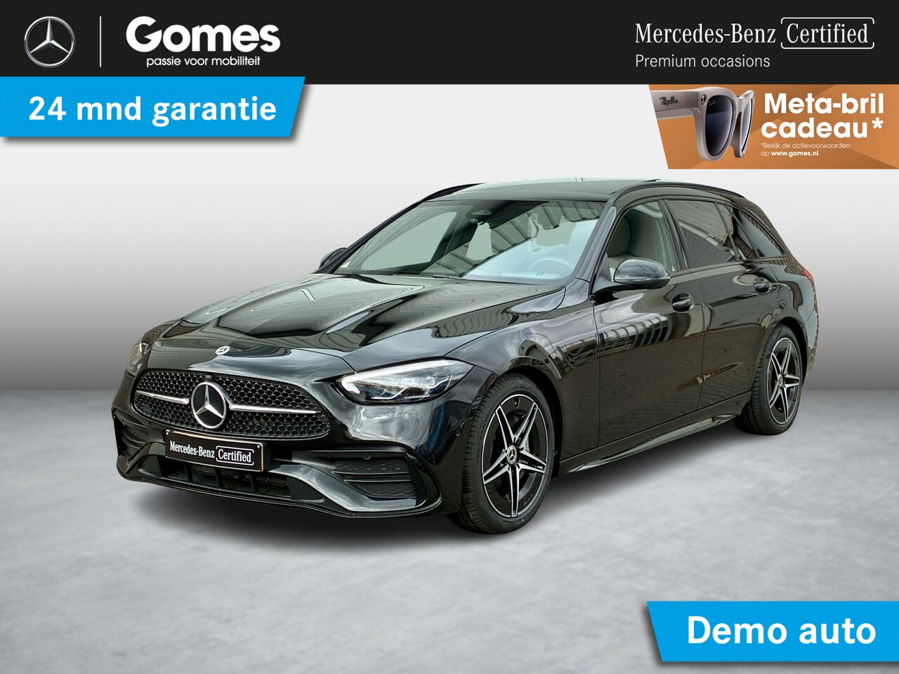 Mercedes-Benz C-klasse Estate - 180 Star Edition AMG | Night Pakket | Panoramadak | Burmester 3D Surround Sound | Elektris - AutoWereld.nl