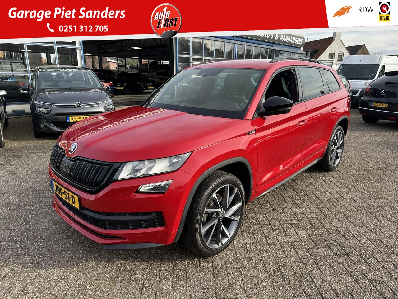 Skoda Kodiaq - 1.5 TSI Sportline I E-trekhaak I E-achterklep I 20'' velgen I Adap. Cruise I - AutoWereld.nl