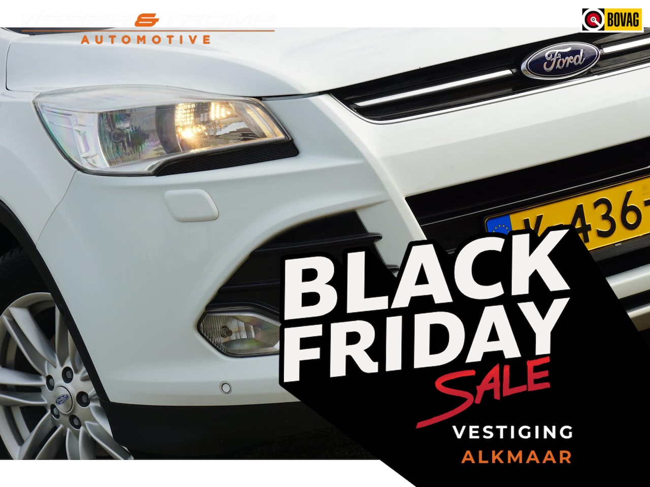 Ford Kuga - 1.6 Titanium 150pk - Frozen White - Trekhaak/Winterpakket - Topstaat - AutoWereld.nl