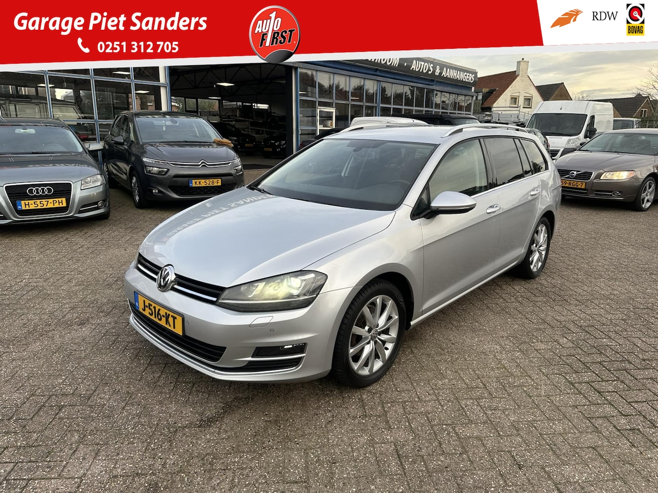 Volkswagen Golf Variant - 1.4 TSI Highline I Led I Stoelverw. I Trekhaak I Leder/Stof I - AutoWereld.nl
