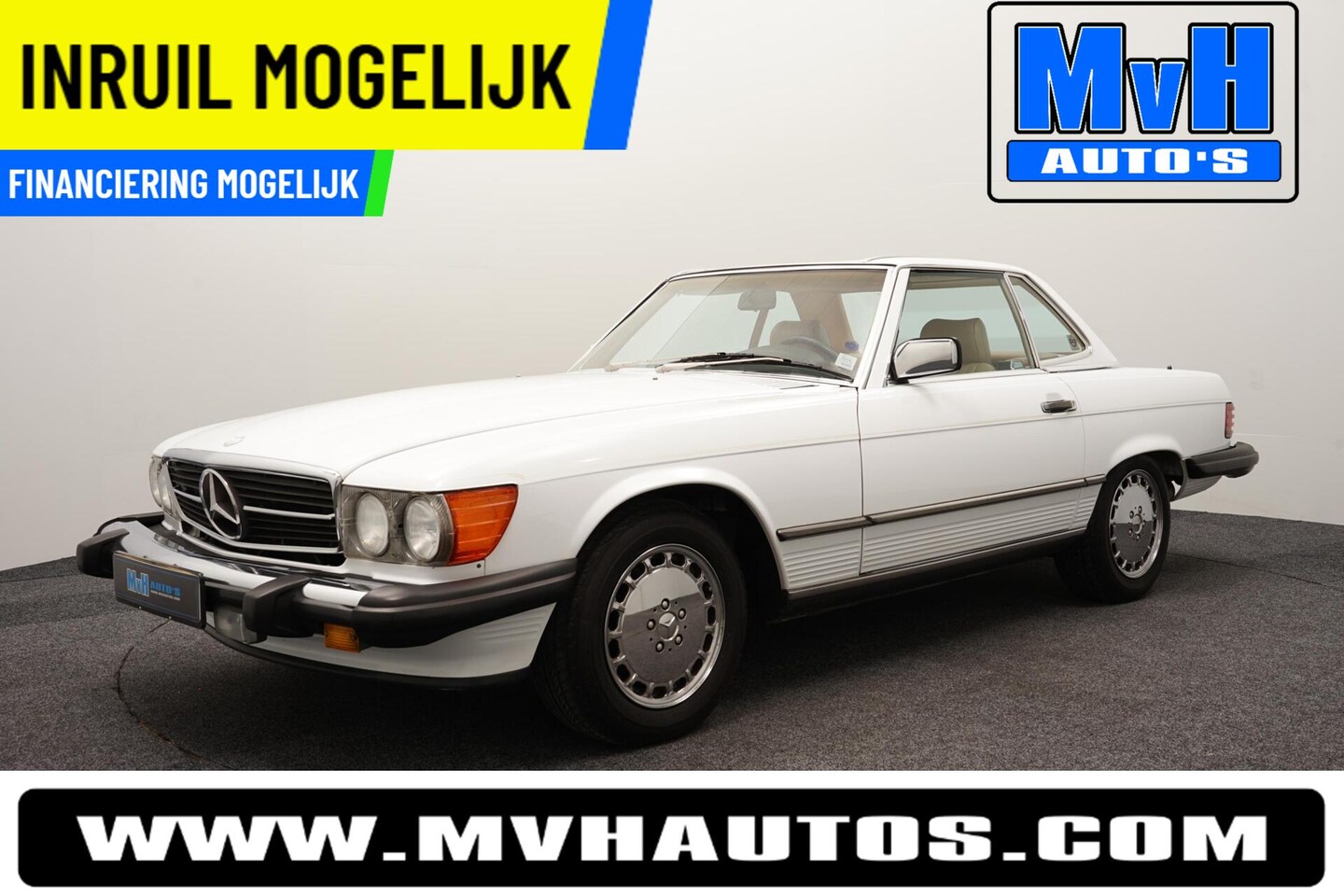 Mercedes-Benz SL-klasse Cabrio - 560 SL|Roestvrij-Californische klassieker - AutoWereld.nl