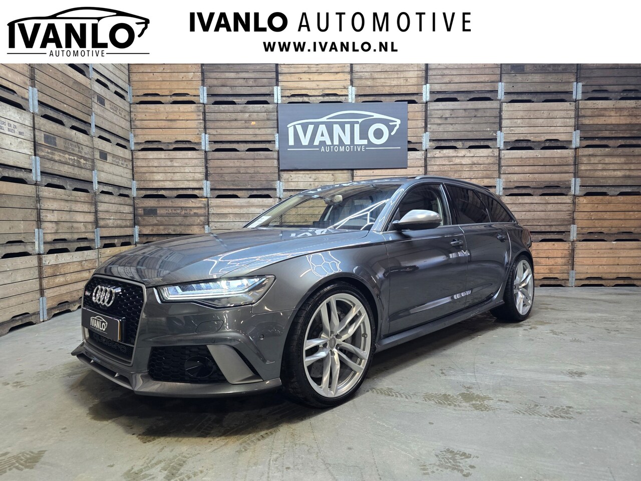 Audi A6 Avant - 4.0 TFSI RS 6 quattro perform. Pro Line Plus Keramisch Pano Bose 21"LM - AutoWereld.nl