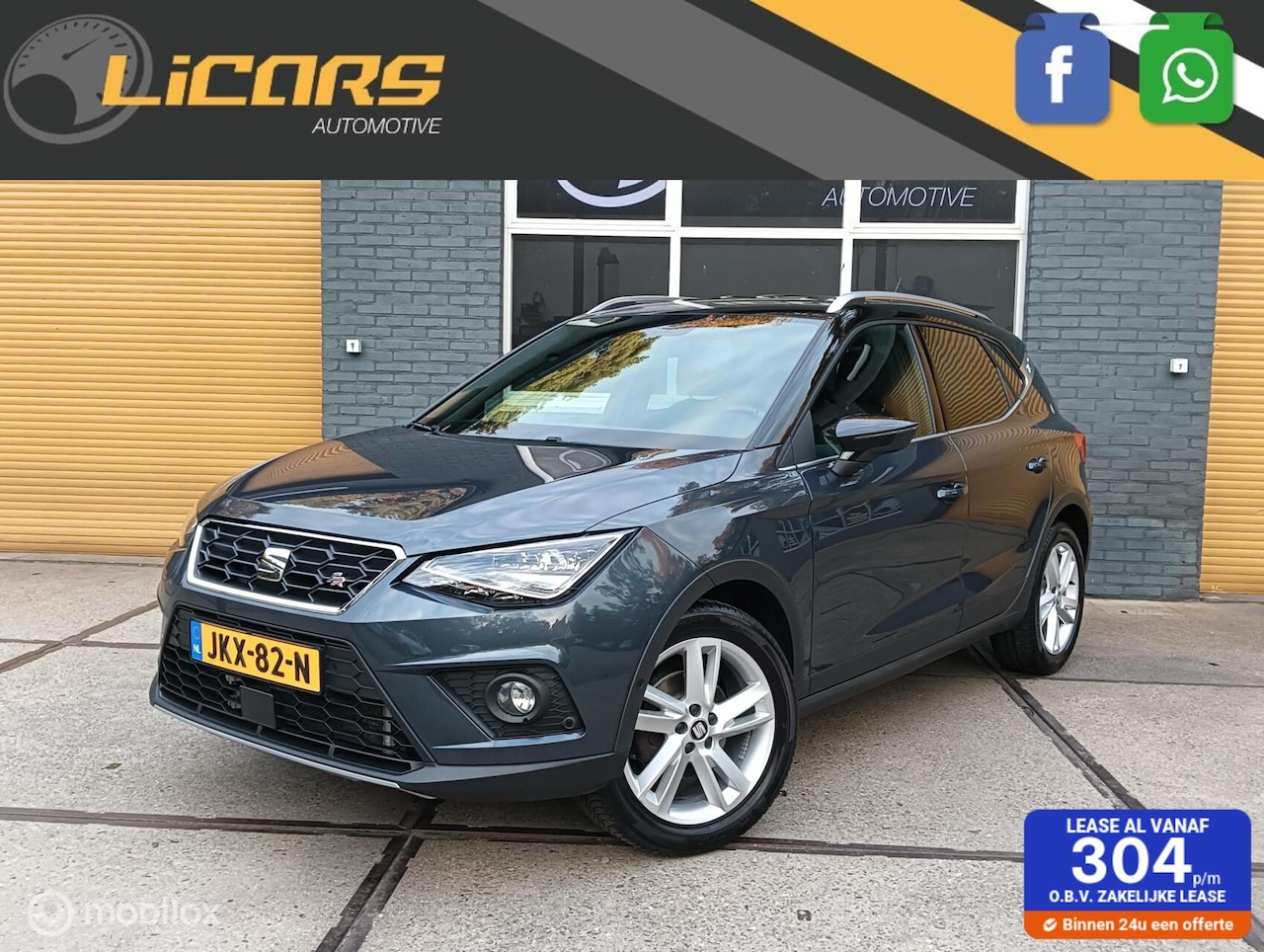 SEAT Arona - 1.0 TSI 115pk FR adaptive/camera/all-season/leder/LED - AutoWereld.nl