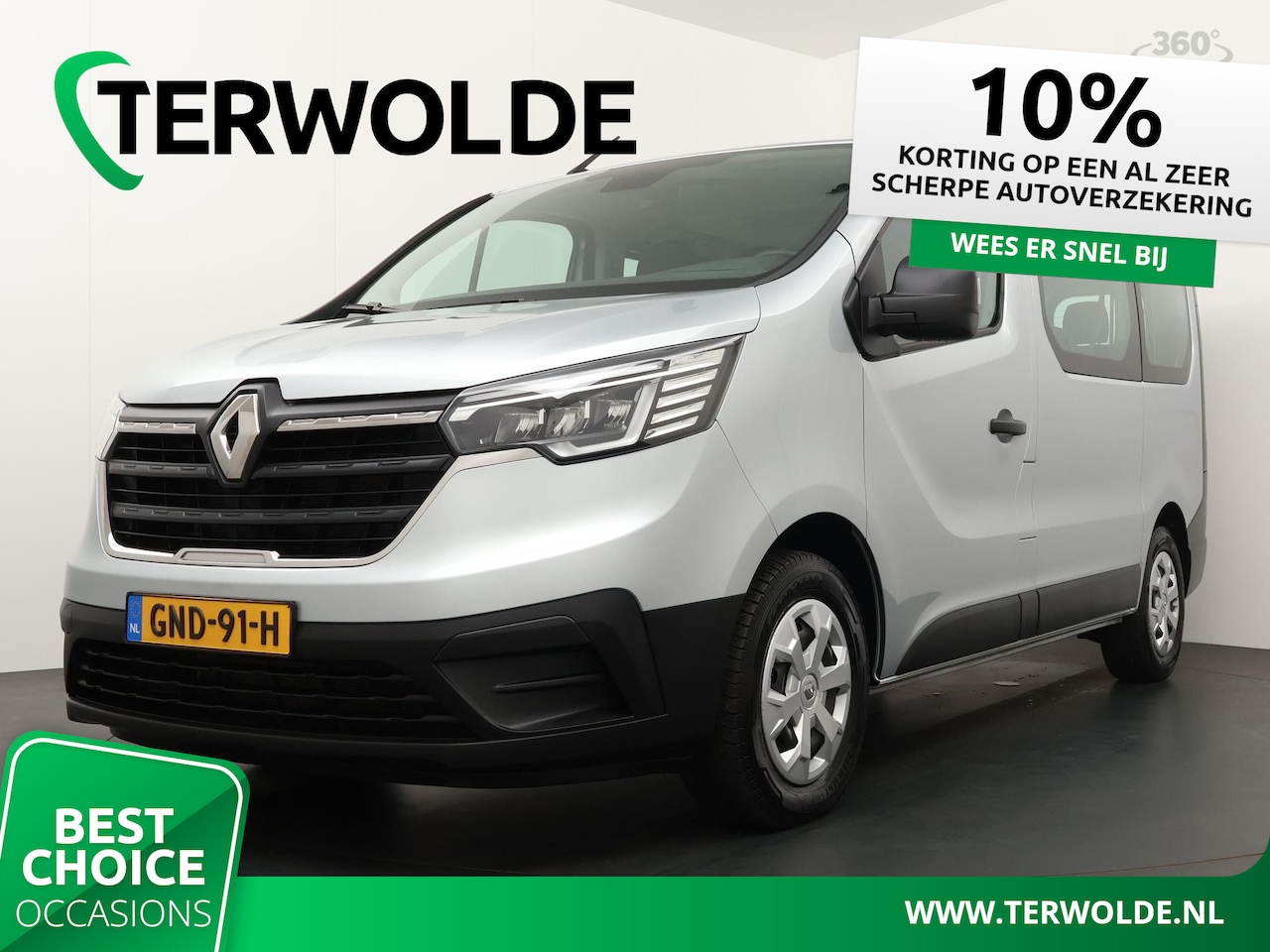 Renault Trafic Passenger - Energy Blue dCi 110 Authentique | 9 Persoons | Airco | Wissers Achter | - AutoWereld.nl