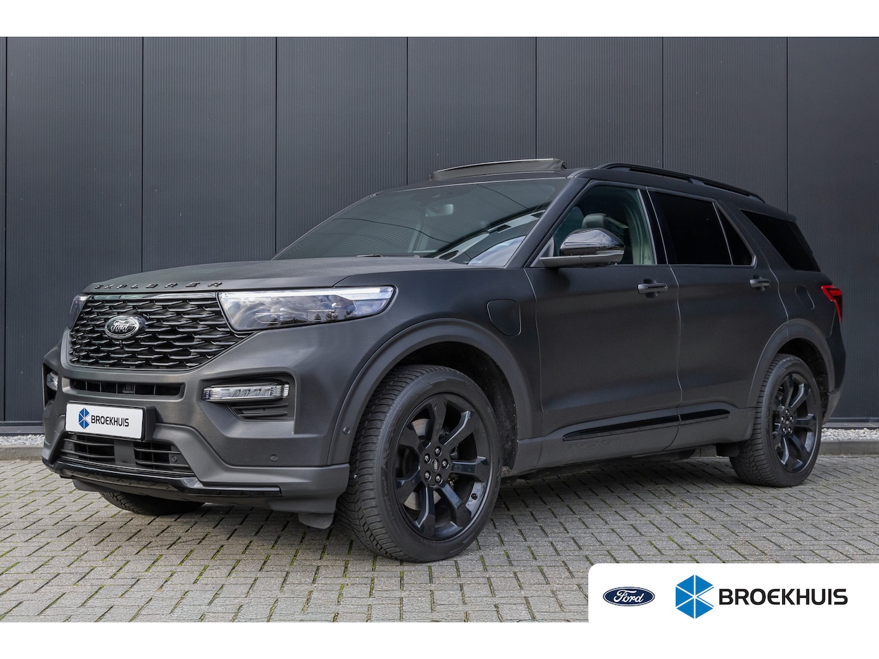 Ford Explorer - 3.0 V6 E.B. PHEV ST-Line Mat Zwart gewrapt | 21 Inch | Zeer uniek! | BTW-auto | B&O audio - AutoWereld.nl