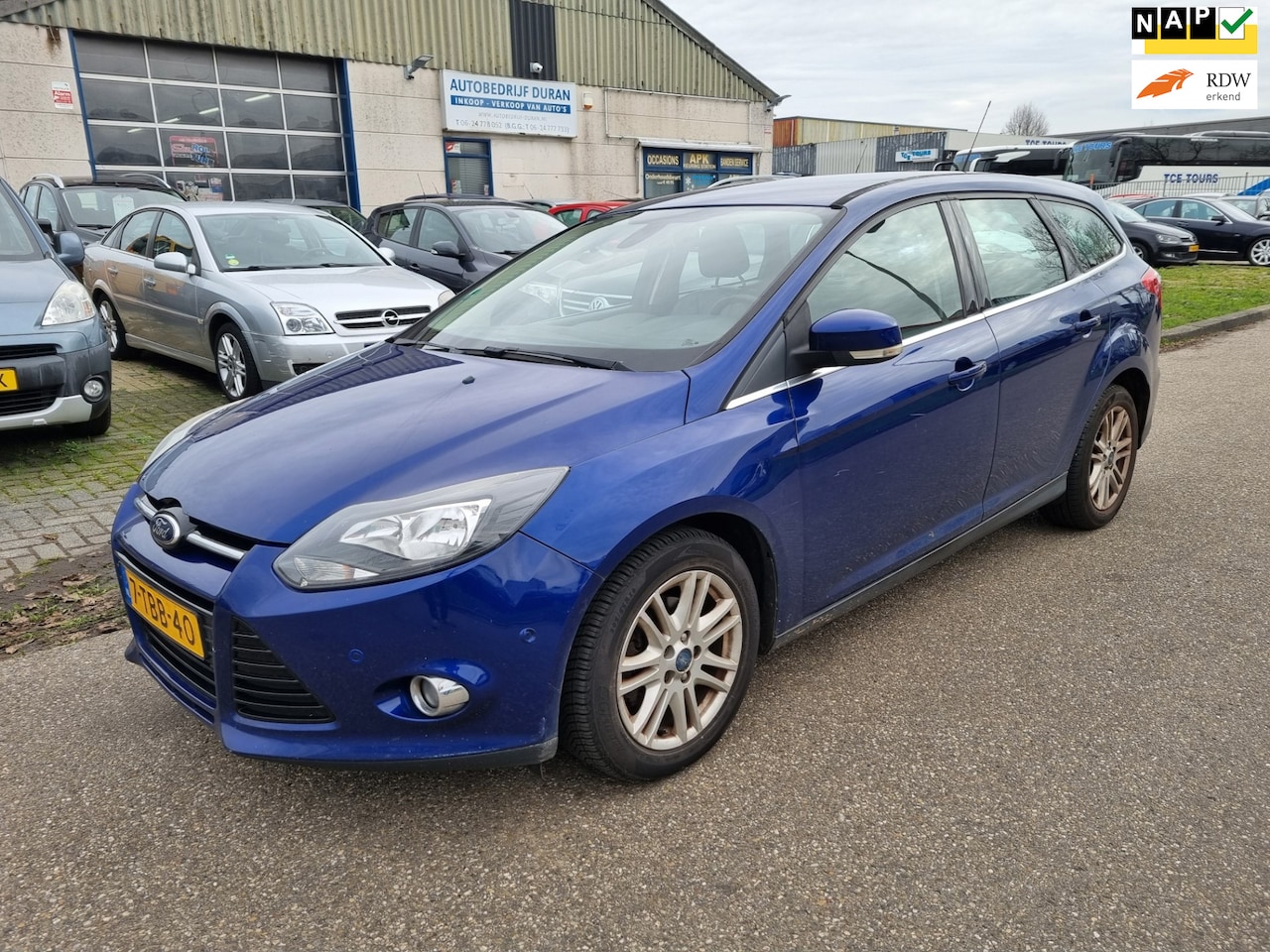 Ford Focus Wagon - 1.6 TDCI ECOnetic Lease Titanium NAV.+ Clima Bj:2013 NAP! - AutoWereld.nl