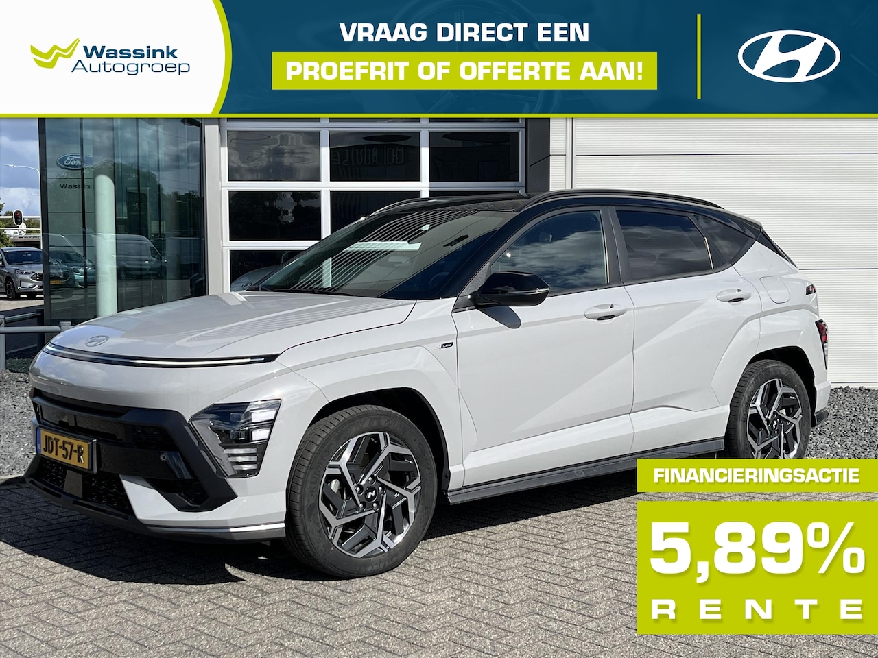 Hyundai Kona - 1.6 GDI HEV 141pk DCT N-Line | Navigatie | Apple/ Android carplay | Camera | - AutoWereld.nl