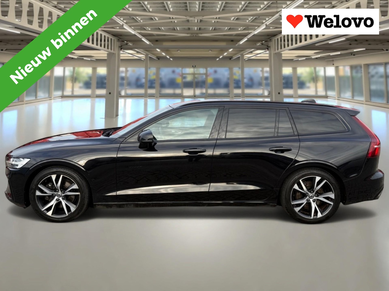 Volvo V60 - 2.0 B3 Business Pro ADAPT. CRUISE - CAM- PDC - TREKHAAK - STOEL EN STUUR VERW. LEER - AutoWereld.nl