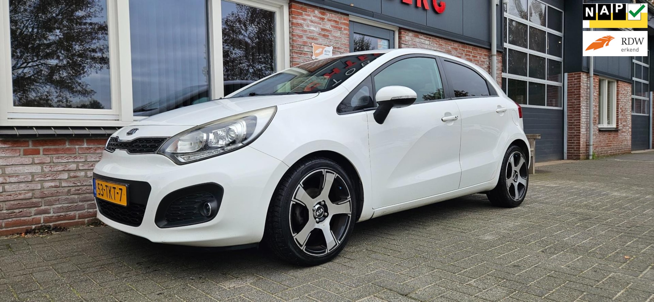 Kia Rio - 1.2 CVVT Super Pack Airco/Clima! Cruise Control! Leuke/Nette Auto! PDC! 5-Deurs! - AutoWereld.nl