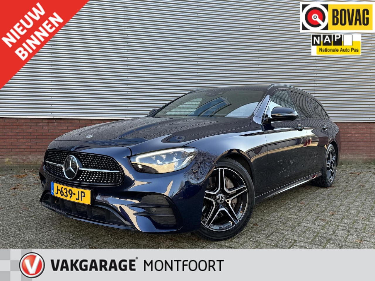 Mercedes-Benz E-klasse Estate - 200 Business Solution AMG|Adap.Cruise|Leder|Digitale Cockpit|Nightpakket|Camera|Trekhaak| - AutoWereld.nl