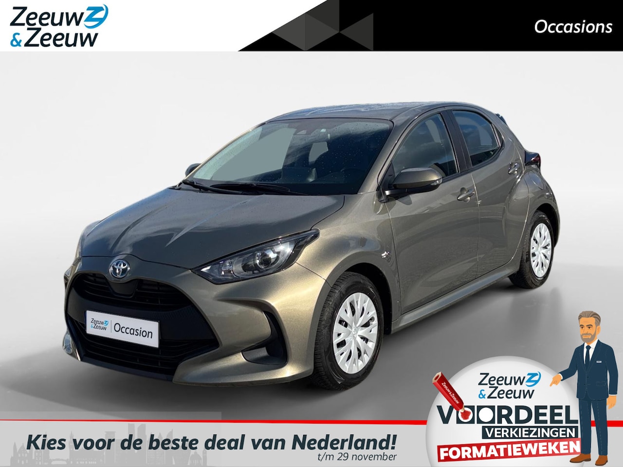 Toyota Yaris - 1.5 Hybrid Active | Uitstekende staat! | Navi | Climate control - AutoWereld.nl