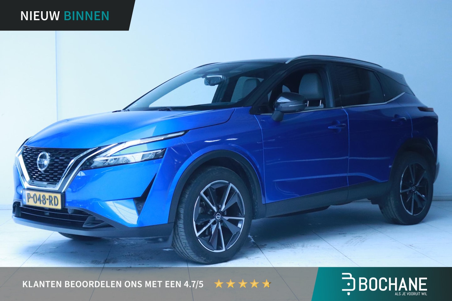 Nissan Qashqai - 1.3 MHEV Xtronic Tekna Leder/Panoramadak/Navi - AutoWereld.nl