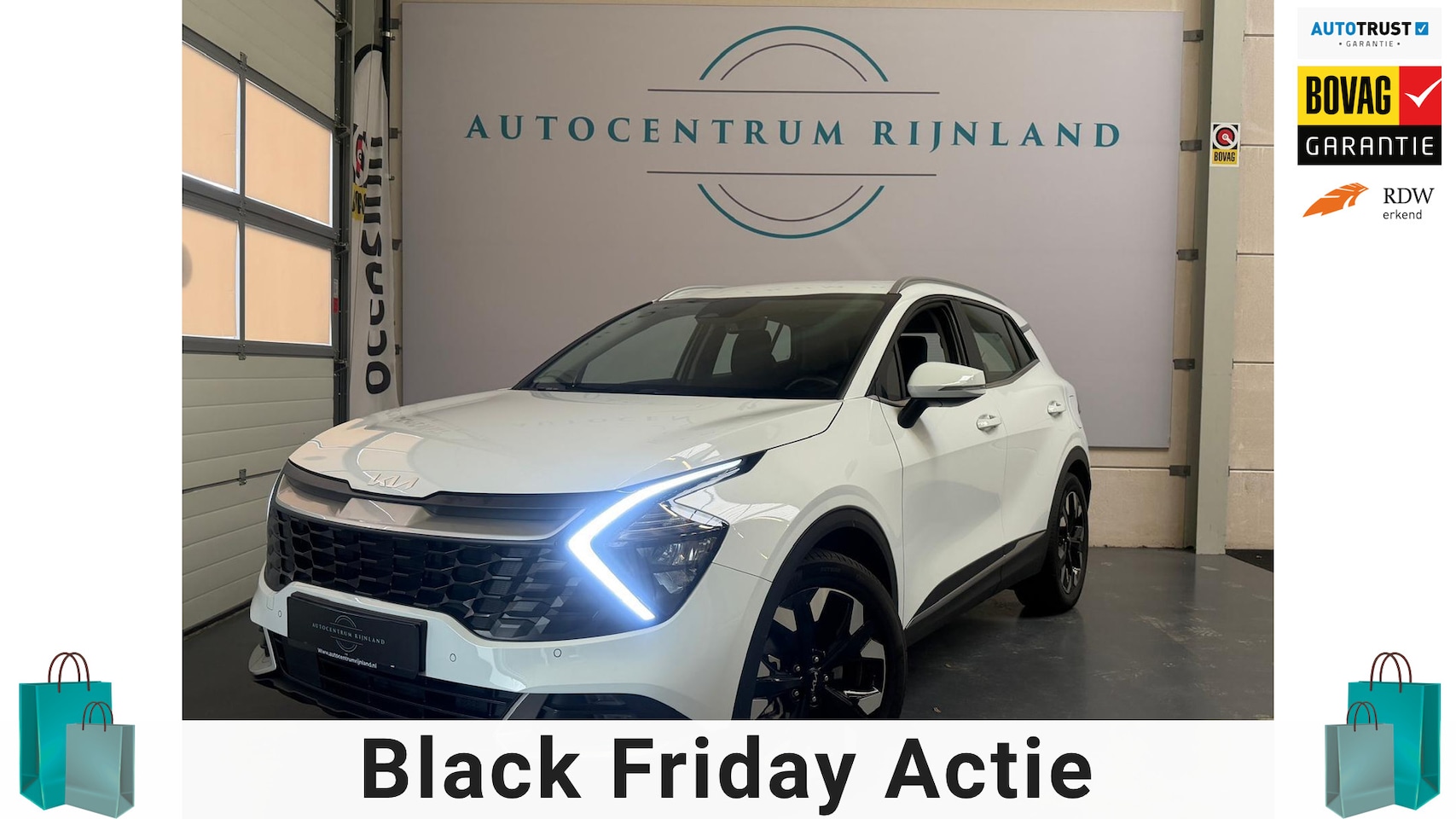 Kia Sportage - 1.6 T-GDi Plug-in Hybrid AWD DynamicLine 1 JAAR BOVAG GARANTIE - AutoWereld.nl